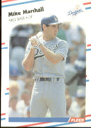 1988 Fleer Baseball Cards      522     Mike Marshall